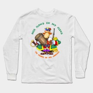 Beer Pirate Long Sleeve T-Shirt